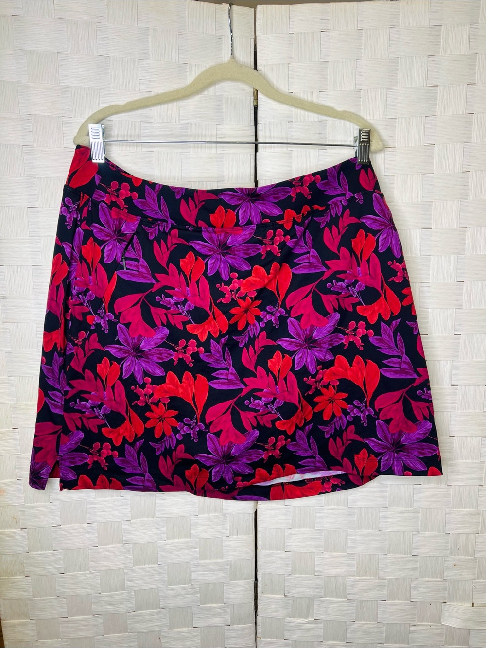 Johnny Was Floral Athletic Skort Golf Tennis Pickleball Size L